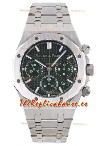 Audemars Piguet Royal Oak Chronograph Réplica Espejo 1:1 - Acero 904L Dial Verde 41MM