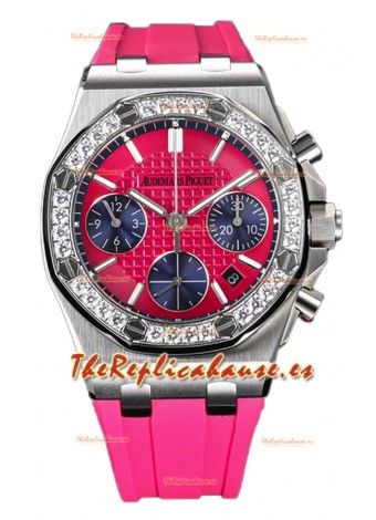 Audemars Piguet Royal Oak Offshore Dial Rosado Cronógrafo 37MM - Reloj Réplica Suiza 