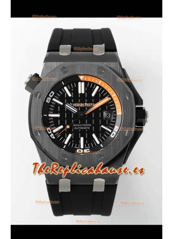 Audemars Piguet Royal Oak Offshore Cerámica Reloj Réplica Suizo a Espejo 1:1 Ultimate Dial Negro Movimiento Cal.3102