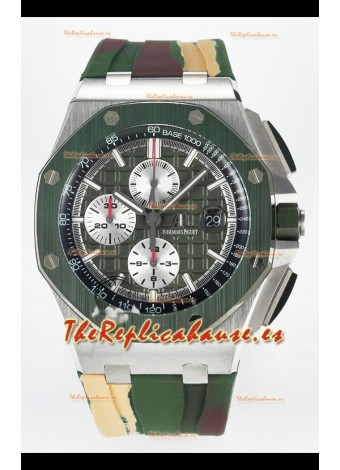 Audemars Piguet Royal Oak Offshore Chronograph Dial Verde Reloj Réplica Super Clone 1:1 - Acero 904L