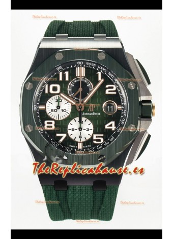 Audemars Piguet Royal Oak Offshore Edición Super Clone Reloj Cerámica Verde