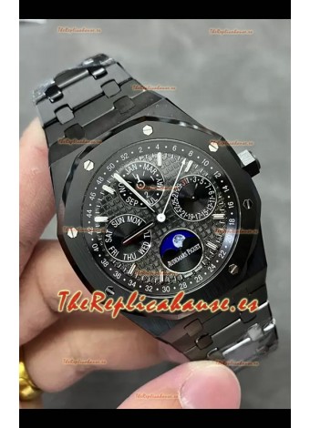 Audemars Piguet Royal Oak Calendario Perpetuo Super Clone Cerámica Negra Reloj Réplica