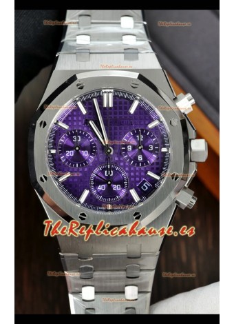 Audemars Piguet Royal Oak 26240 Dial Morado Superclone Reloj Réplica