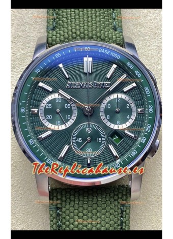 Audemars Piguet CODE 11.59 Chronograph Reloj Réplica Suizo Dial Verde Acero 904L