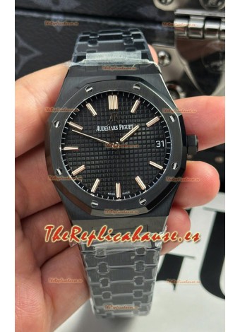 Réplica del Reloj  Audemars Piguet Royal Oak 15500 Super Clone de Cerámica Negra
