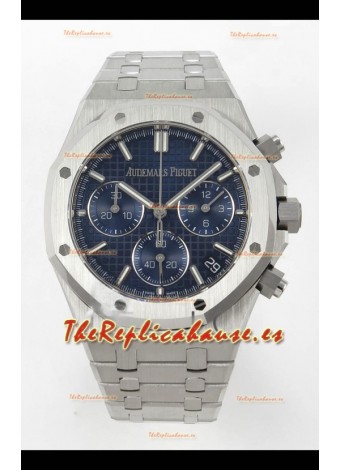 Reloj réplica Audemars Piguet Super Clone Royal Oak 26240 con Dial Azul