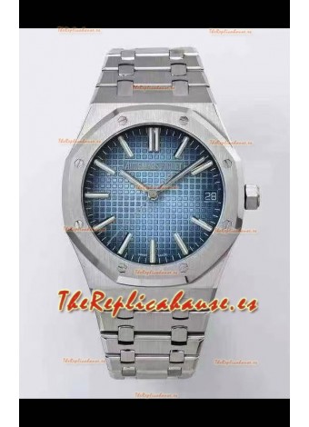 Reloj Audemars Piguet Royal Oak Super Clone 15510BC con Dial Azul ICE