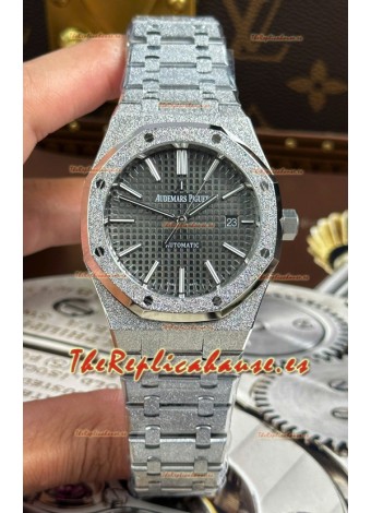 Reloj Audemars Piguet Royal Oak Frosted de 37 mm, automático, con Dial Gris