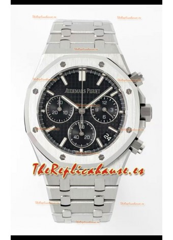 Audemars Piguet Super Clone Royal Oak Cronógrafo 26240 - Acero 904L con Dial Negro 41 MM