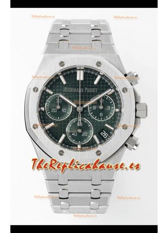 Audemars Piguet Super Clone Royal Oak Cronógrafo 26240 - Acero 904L con Dial Verde 41MM
