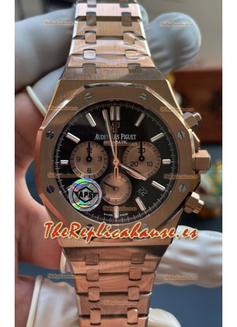 Audemars Piguet Super Clone Royal Oak Cronógrafo 26331OR Dial Marrón Watch 