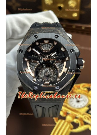Audemars Piguet Royal Oak Concept Tourbillon UAE Reloj Super Clon de Fibra de Carbono