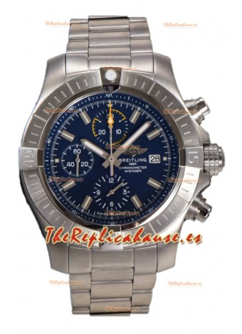 Breitling Avenger Chronograph 45 Dial Azul Reloj Réplica Suiza Espejo 1:1 