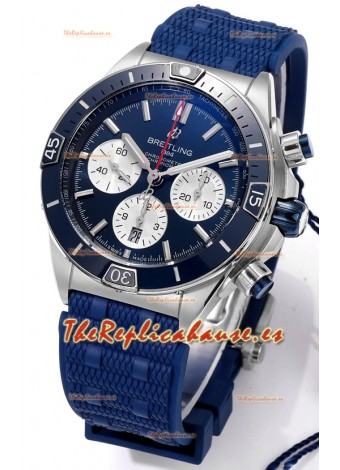 Breitling Chronomat B01 42 Edición Suiza Caja Acero 904L Dial Azul Reloj Réplica Espejo 1:1