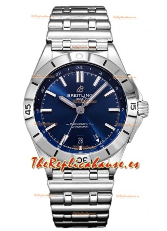 Breitling Chronomat Automatic GMT 40 Dial Azul Oscuro Reloj Réplica Suiza Espejo 1:1