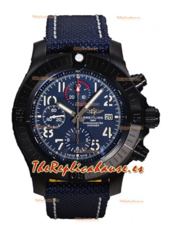 Breitling Avenger Chronograph 45 Dial Azul Reloj Réplica Suiza Espejo 1:1 