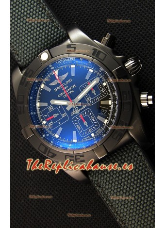 Breitling Chronomat 44 Blacksteel Reloj Suizo Réplica a Espejo 1:1 Revestimiento DLC