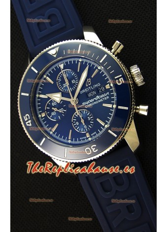 Breitling Superocean Heritage II Dial Azul 46MM Reloj Réplica Suizo a Espejo 1:1