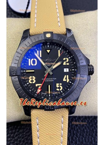 Breitling Avenger GMT 45V32395101B1X1  Reloj Réplica Suizo a Espejo 1:1 - Caja de Titanio