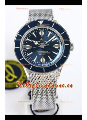 Breitling Superocean Heritage 57 Dial Azul Reloj Réplica Suizo Espejo 1:1 