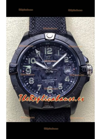 Breitling Avenger Automatic 44 Reloj Réplica Suizo Super Clone 1:1  - Dial Carbono