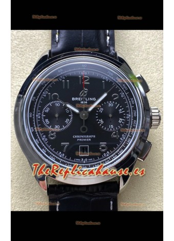 Breitling Premier B01 Chronograph 42 Edition Caja Acero Dial Negro - Reloj Réplica Espejo 1:1