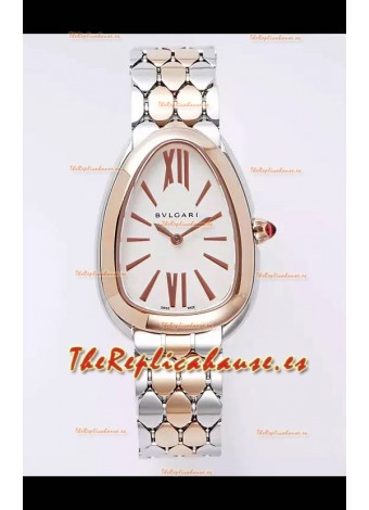 Bvlgari Serpenti Seduttori Edition Caja en Oro Rosado Dos Tonos Reloj Super Clone