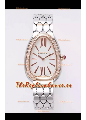 Bvlgari Serpenti Seduttori Edition en Caja Acero Reloj Super Clone