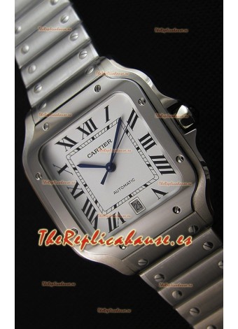Cartier Santos De Cartier Reloj Réplica a Espejo 1:1 - Reloj de Acero Inoxidable 36MM