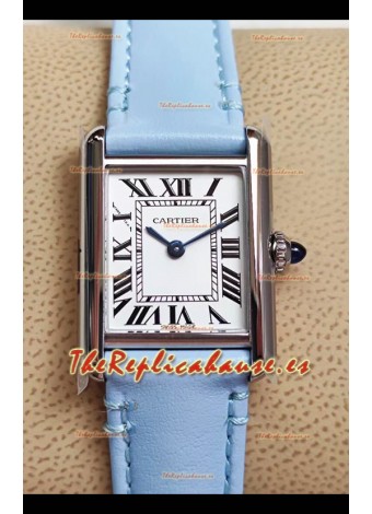 Cartier Tank Solo Reloj cuarto Suizo Caja en Acero Inoxidable 