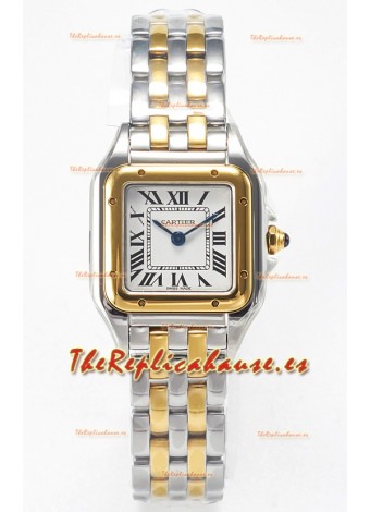 Cartier PANTHERE 22MM Reloj Edición Super Clone Dial Amarillo Oro Blanco en Dos Tonos