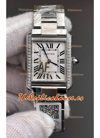 Cartier Tank Solo Reloj Cuarzo Suizo Caja y Correa en Acero - Caja 31MM