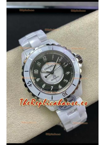 Chanel J12 38MM Caja Cerámica Blanca Reloj Automático Réplica Espejo 1:1