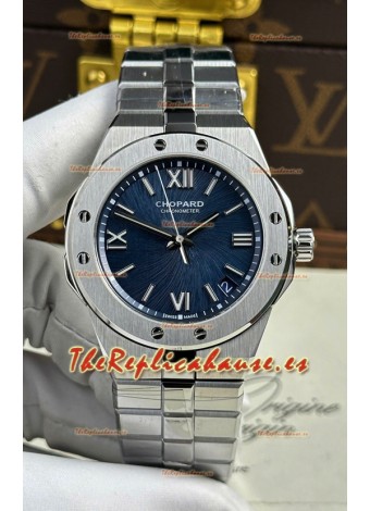 Chopard Alpine Eagle Acero Inoxidable Dial Azul Super Clone Reloj Réplica 