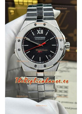 Chopard Alpine Eagle Acero Inoxidable Dial Negro Super Clone Reloj Réplica