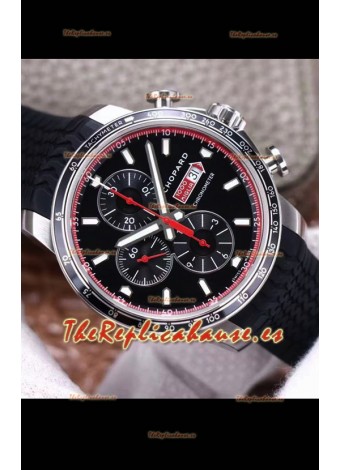 Chopard Classic Racing Cronógrafo Reloj Réplica Espejo 1:1 en Caja de Acero - Dial Negro