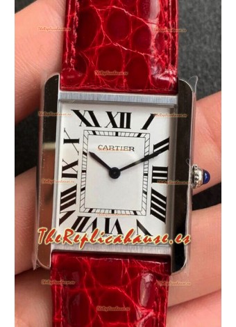 Cartier Tank Solo Reloj de Cuarzo Suizo, Caja en Acero Inoxidable - Ancho 24MM