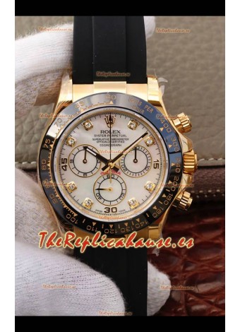 Rolex Cosmograph Daytona 116508 Oro Amarillo Movimiento Original Cal.4130 - Reloj de Acero Ultimate 904L Mejorado