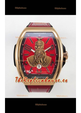 Franck Muller Vanguard Skenderbeu Oro Rosado Reloj Réplica Suizo