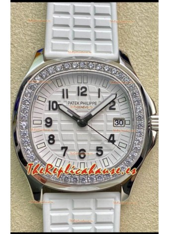 Patek Philippe Aquanaut LUCE 5072A-001 Reloj Réplica de Cuarzo Suiz Dial Blanco 35MM
