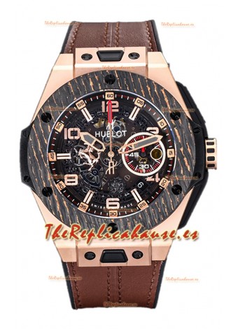 Hublot Big Bang Edición F1 "King Carbon Gold" Cronógrafo Reloj Réplica Suiza 