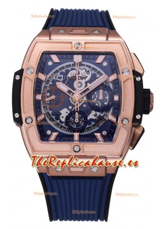 Hublot Spirit of Bang Caja Oro Rosado Dial Azul - 42MM Réplica Suiza