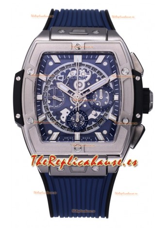 Hublot Spirit of Bang Caja Titanio Dial Azul - 42MM Réplica Suiza