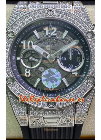 Hublot Big Bang Unico Diamonds Edición Espejo 1:1 Reloj Réplica Suizo