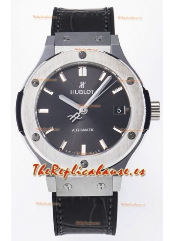 Hublot Super Clone Classic Fusion Titanium 38MM Reloj Réplica Espejo 1:1 Dial Gris