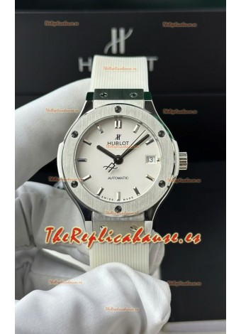 Hublot Super Clone Classic Fusion Titanium 38MM Reloj Réplica Espejo 1:1 Dial Blanco
