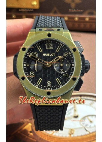 Réplica del Reloj Hublot Big Bang Super Clone 20.º Aniversario de Titanio con Caja de Oro Rosado