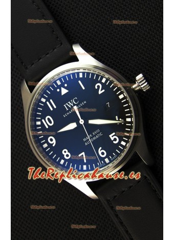 IWC Pilot's MARK XVIII IW327009 Reloj Réplica Suiza Dial Negro Réplica a Espejo 1:1