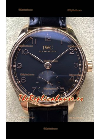 IWC Portugieser Super Clone Automatic 41 IW358401 Dial Marrón Caja Oro Rosado