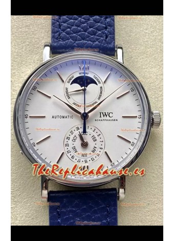 IWC IW359001 Portofino Complete Calendar 904L Acero Inoxidable Reloj Réplica Suizo 
